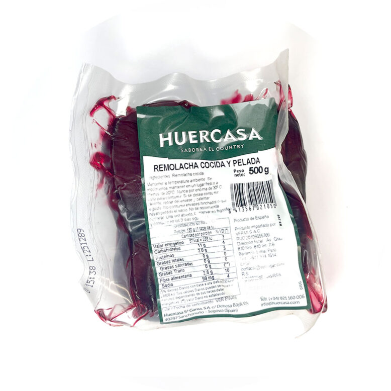 Remolacha Cocida y Pelada Huercasa 500g